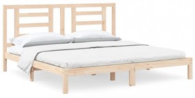 tömör fenyőfa ágy matrac nélkül 200 x 200 cm