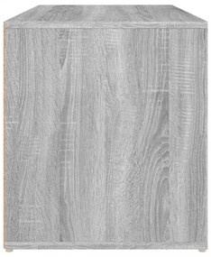 szürke sonoma színű szerelt fa előszobapad 80 x 40 x 45 cm