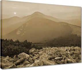 Vászonkép 40x30 Hegyi táj Tájkép