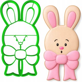 Húsvéti Forma Mézeskalács lyukasztó Húsvéti Nyuszi 12cm