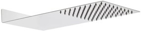 Invena fejzuhany 45x20 cm négyszögletes króm SC-D1-040