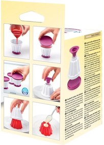 4 db-os pudingforma szett, ø 8 x 7 cm - Metaltex