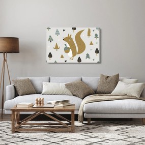 Kép - Mókus dióval (90x60 cm)