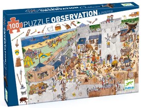 Megfigyeltető puzzle - Bevehetetlen vár, 100 db-os - Fortified castle