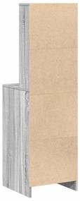 Magasfiú fiókkal Szürke sonoma 40 x 41 x 135 cm Faanyag