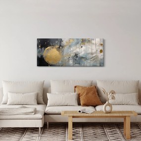 Kép - Absztrakció arany golyóval (120x50 cm)