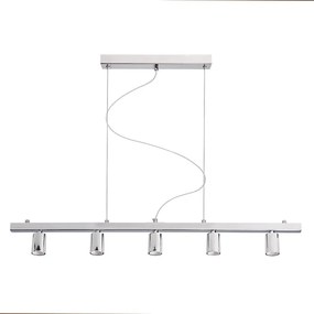 RENDL RALLONG V függeszték alap króm 230V LED E27 5x15W