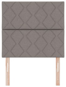 LED Fejtámla Gyémánt Blokkok Mintás Taupe 100 cm Szövetben