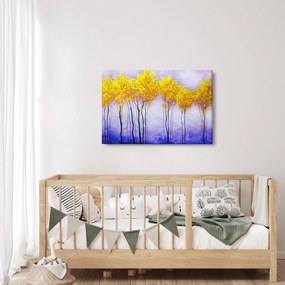 Sárga fák képe (90x60 cm)