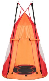 Fészekhinta-110 cm-es-piros-sátorral