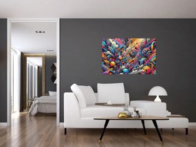 Kép - Színes graffiti (90x60 cm)