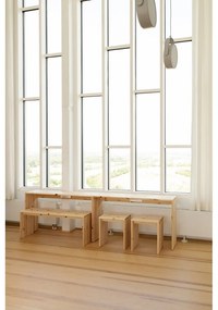 Natúr színű borovi fenyő ülőke Join-In – Karup Design