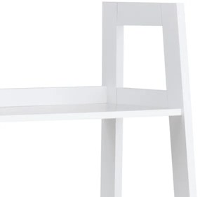 DAMON fehér könyvespolc