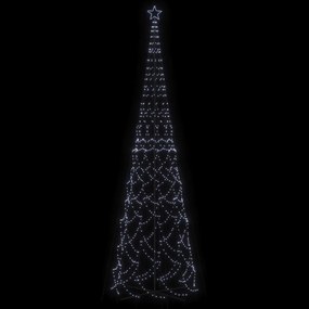 kúp alakú karácsonyfa 3000 hideg fehér LED-del 230 x 800 cm