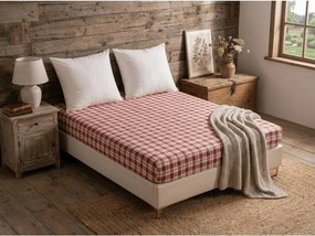 Mikroszálas lepedő TARTAN HEART színes 90x200 cm