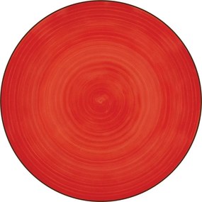 Lamart LT9089 kerámia desszert tányér Happy,átmérő 19 cm, piros