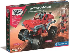 Monster Truck Mechanics 10 az 1-ben építőjáték Clementoni
