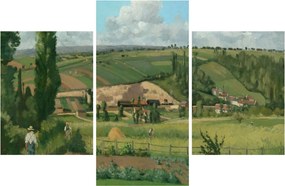 Kép - Camille Pissarro, Landscape at Les Pâtis, Pontoise, reprodukciók (90x60 cm)