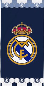 Real Madrid Royal Blue fürdőlepedő, strand törölköző 70x140cm (Fast Dry)