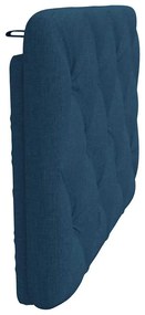 kék szövet fejtámla párna 90 cm