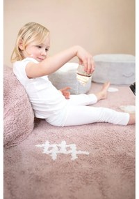 Rózsaszín mosható kézi szövésű pamut gyerek szőnyeg 140x200 cm Noah – Lorena Canals