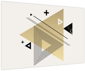 Kép - Geometriai formák N⁰4 (90x60 cm)