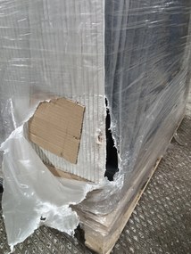 AKCIÓ Világos bézs U alakú kanapé SMART COSARO 295x140 cm II. osztály