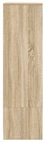 sonoma-tölgy szerelt fa szekrény fiókkal 55,5x34x119,5 cm