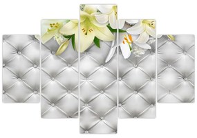 Liliom virágok képe (150x105 cm)