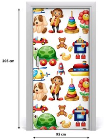 Ajtómatrica Játékok 75x205 cm