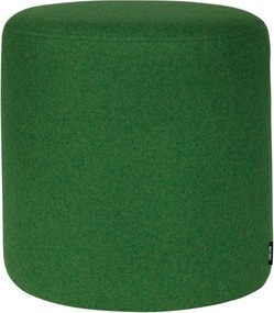 Zöld gyapjú puff Folk – noo.ma