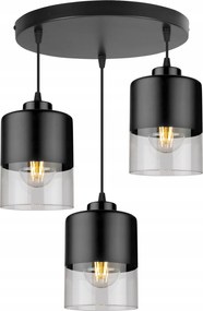 Mennyezeti Függőlámpa Hármas Üveg Csillár Konyhába Nappaliba Étkezőbe