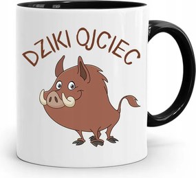 Bögre Fekete Ajándék Apák Napjára Vad Apa fényképes nyomtatással