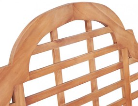 tömör tíkfa kerti pad 127 x 58,5 x 92,5 cm