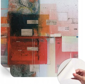 Fotótapéta Fali tapéta a nappaliba Absztrakt kompozíció 250x250 cm