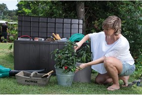 Sötétszürke kerti tárolódoboz Sherwood – Keter