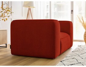 Téglavörös fotel Zephyr – Bobochic Paris