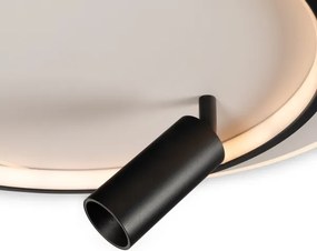 BRILAGI - LED dimmelhető mennyezeti lámpatest UNITY LED/48W/230V + 1xGU10/3W fehér/fekete + távirányító
