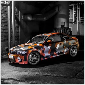 Poszterek 140x140 Narancssárga Bmw