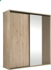 Ruhásszekrény 199 cm Artisan tölgy színben – MODERNO C‑15
