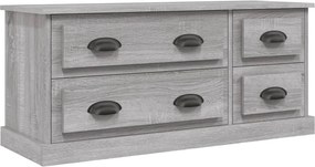 vidaXL szürke sonoma színű szerelt fa TV-szekrény 100x35,5x45 cm