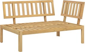 vidaXL tömör akácfa kerti raklap sarokkanapé