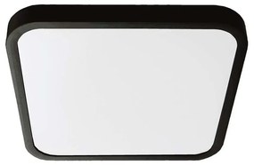 LED fürdőszobai mennyezeti lámpa LED/18W/230V IP44 3000K 25x25 cm fekete