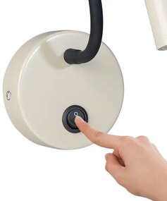 Brilagi - LED Rugalmas fali lámpa MAYA LED/3W/230V 4000K bézs