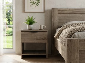 HAVANA éjjeliszekrény trüffel tölgyfa