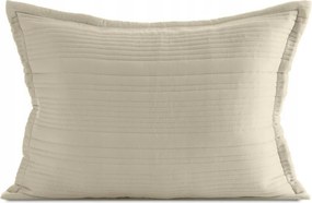 Tara párnahuzat 50x70 cm bézs, elegáns steppelt mintával