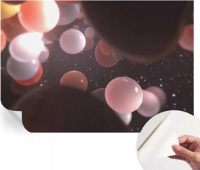 Fotótapéta Fali tapéta Hálószobába és Nappaliba Űrgömbök 152x104 cm