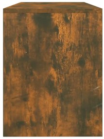 füstös tölgyszínű szerelt fa fésülködőszék 70 x 35 x 45 cm