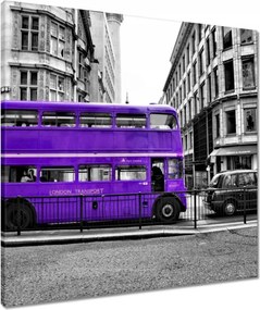 Vászonkép 60x60 London busz