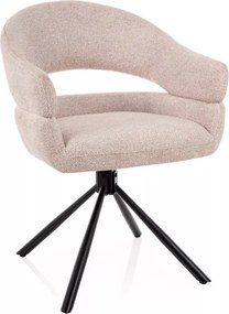 Borgo Leo forgatható étkezőszék világosbézs